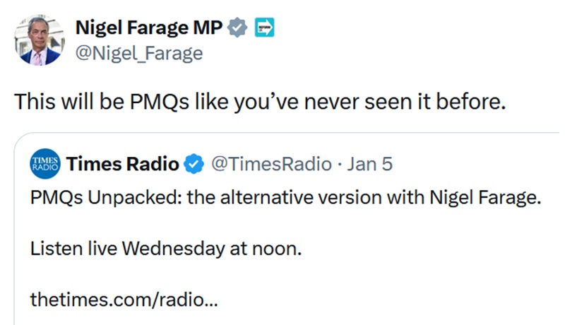 This will be PMQs like you’ve never seen it before.