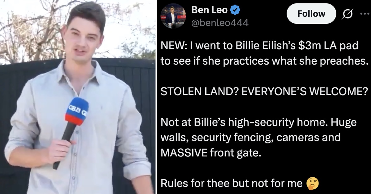 GB News Doorstepped Billie Eilish After She Dared Criticise ICE But The Eilish222 
