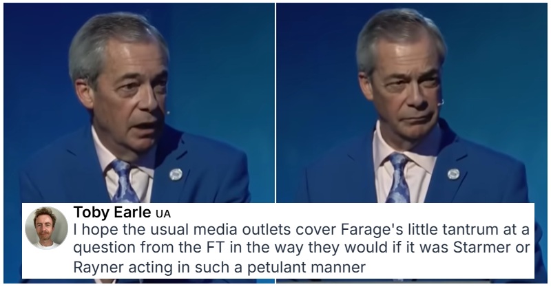 Nigel Farage's sneering response to a journalist when she asked about Reform's education policy came straight from the Donald Trump playbook, and the internet saw right through him