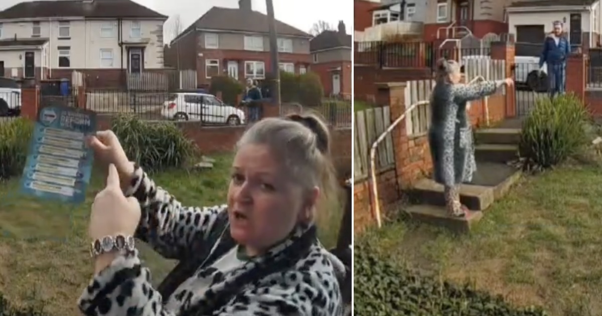 This woman’s especially NSFW response to a pair of Reform UK canvassers just went wildly viral and it’s a supremely satisfying watch