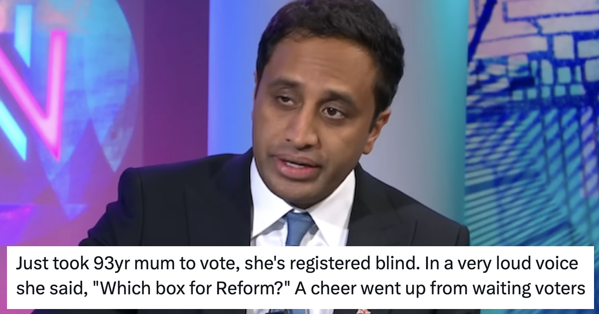 This joke flew so far over Zia Yusuf's head it went into orbit and just made Reform UK's defeat even sweeter