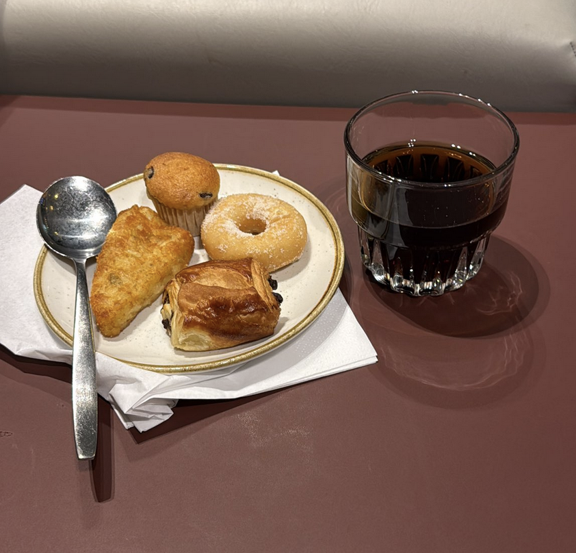 An American complained about the size of European meals after being served this for breakfast and was owed all the way back across the Atlantic