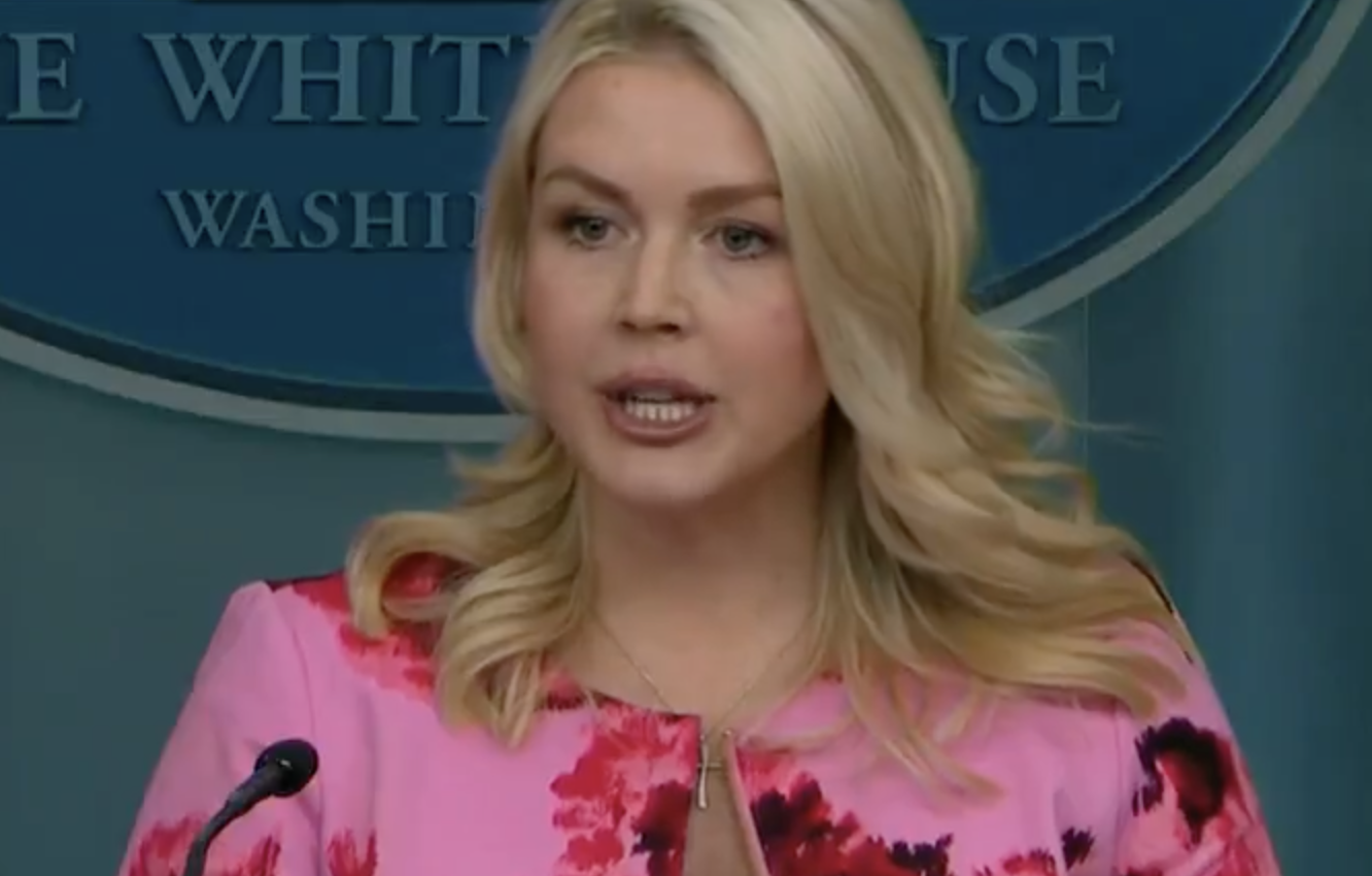 Karoline Leavitt’s got a new reason why Iran’s leadership had to die and it’s her most extraordinary declaration yet