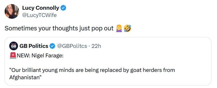 Sometimes your thoughts just pop out