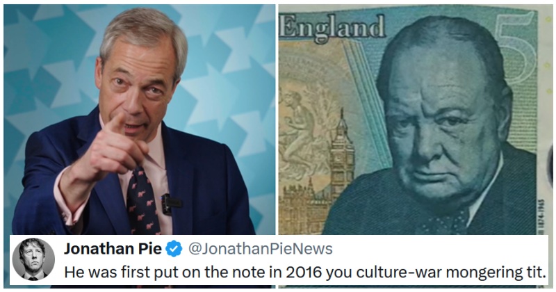 Farage wants to overturn the 'woke' will of the people who voted for banknotes to feature animals instead of historical figures like Churchill - 21 takedowns that are right on the money