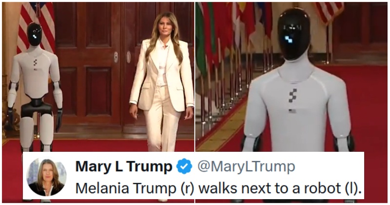 Melania Trump brought a robot to the White House to illustrate her hopes for the future of teaching, and got dragged into the next century – 26 very human takedowns