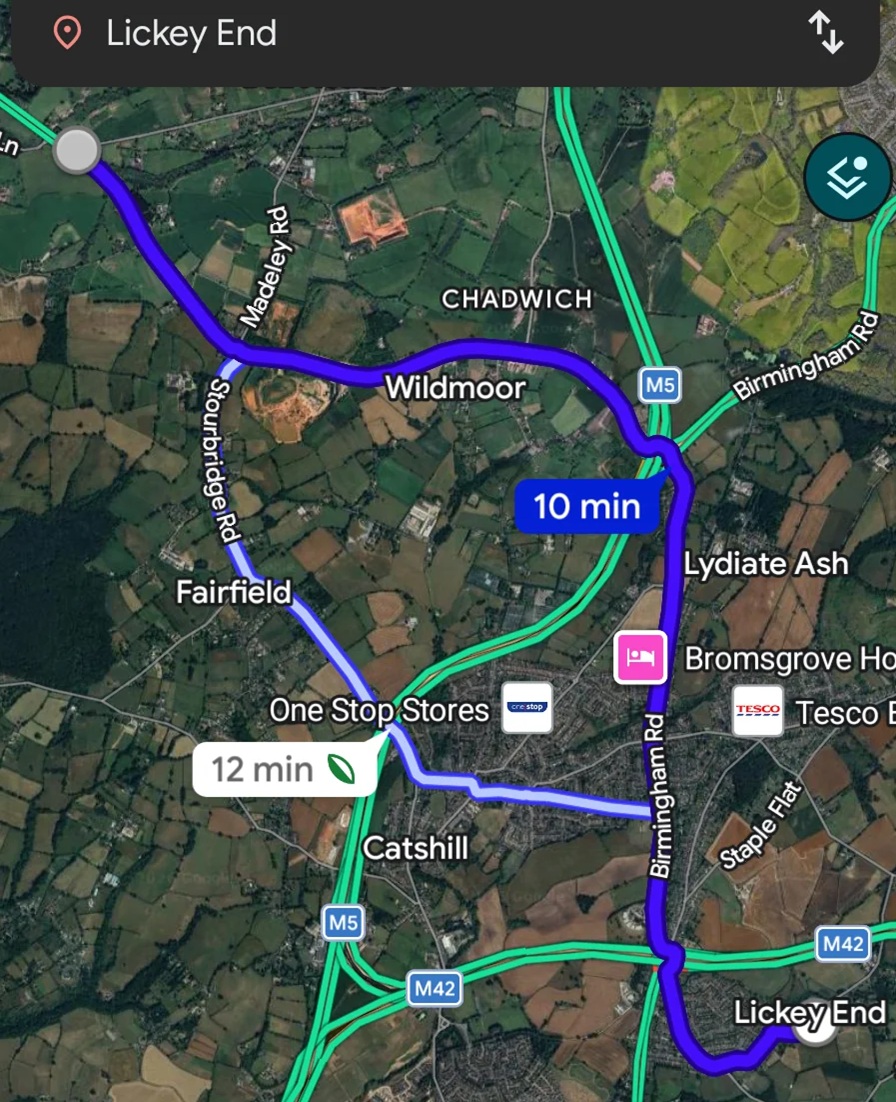 Lickey End, Bromsgrove