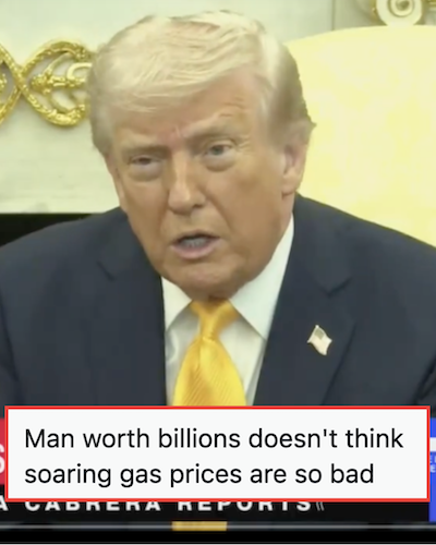 Donald Trump's take on America's rising prices didn't just not read the room, he wasn't even in the right building - 17 A++ comebacks