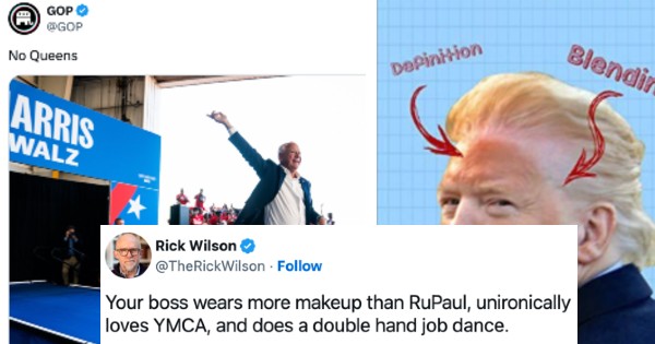 Republicans tried to be clever with a homophobic response to Tim Walz’s ‘No Kings’ tweet, but it quickly blew up in their orange faces