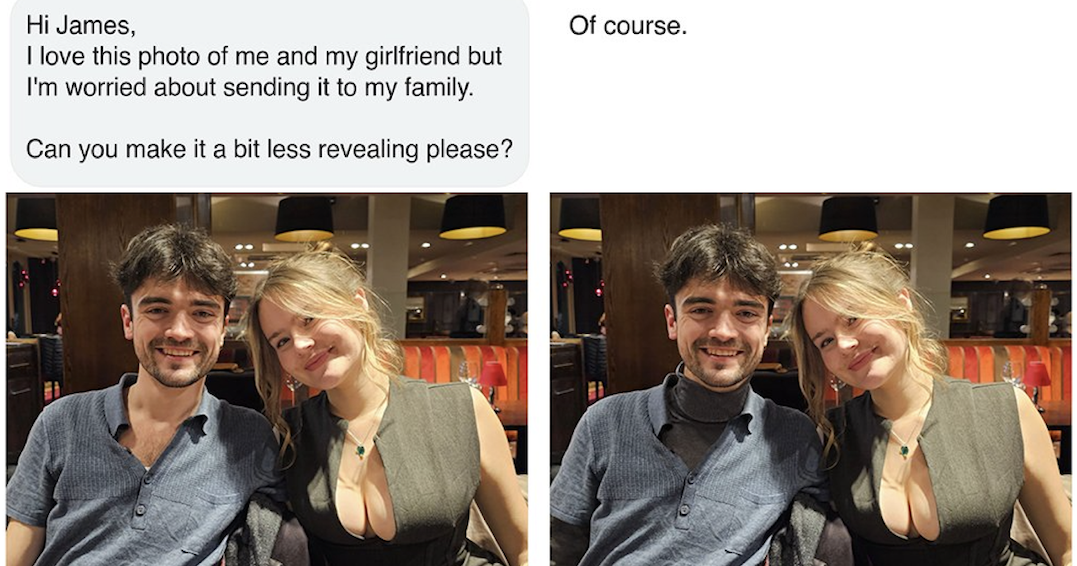 30 funniest times photoshop legend James Fridman did exactly what people asked him to magnificent effect