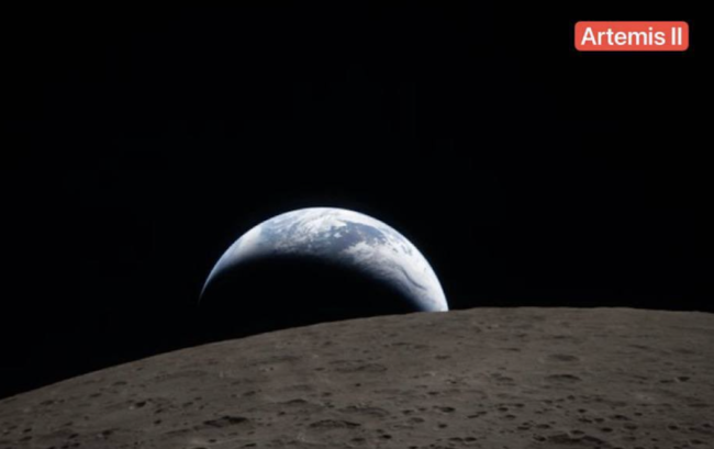A conspiracy theorist reckoned the absence of stars from this Artemis II photo blows the whole thing wide open and it was an intergalactic self-own