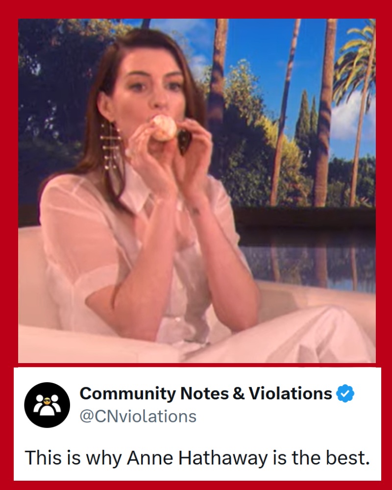 Anne Hathaway’s top tip involving a clementine may still be the best celebrity advice of all time