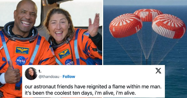 The Artemis II crew made it safely back to Earth – 35 responses celebrating the joy, humour and sheer optimistic humanity of it all