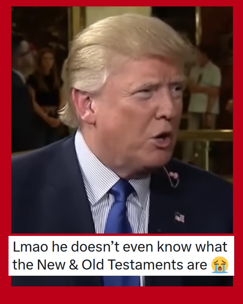 In the wake of Donald Trump’s ‘Dr. Christ’ post, this cringeworthy clip of him talking about the Bible has gone viral again