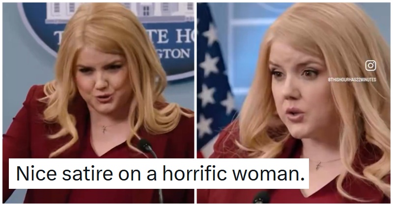 This Canadian comedy sketch lampooning Karoline Leavitt is absolutely top-drawer stuff