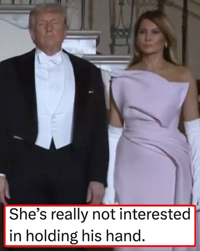 Melania Trump just fought her own War of Independence from Donald Trump's left hand and it's the only time we could possibly relate to her