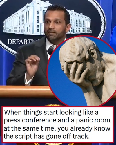 Kash Patel called a reporter a liar for asking about something confirmed by his own lawsuit, and the facepalms were visible from space – 17 blunt takedowns