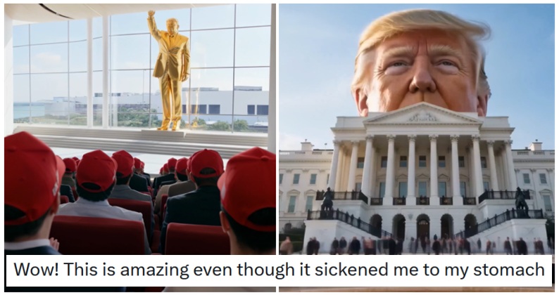 This hilarious and devastating imagining of the proposed Trump ‘Library’ pulls not a single punch