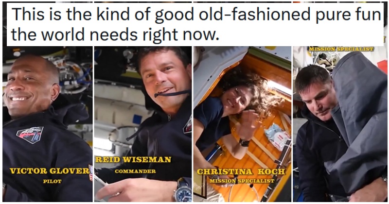 The Artemis II crew casually dropped a spoof sitcom intro as they approached the far side of the Moon, and people thought it was out of this world