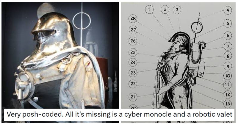 If the Brits had won the space race, this funky 1949 design might have been the first fit on the moon – 17 out-of-this-world reactions