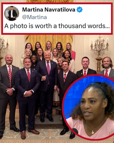 This women’s tennis team White House photo-op didn’t just speak volumes about the Trump government, it screamed “You cannot be serious!” – 22 ace callouts