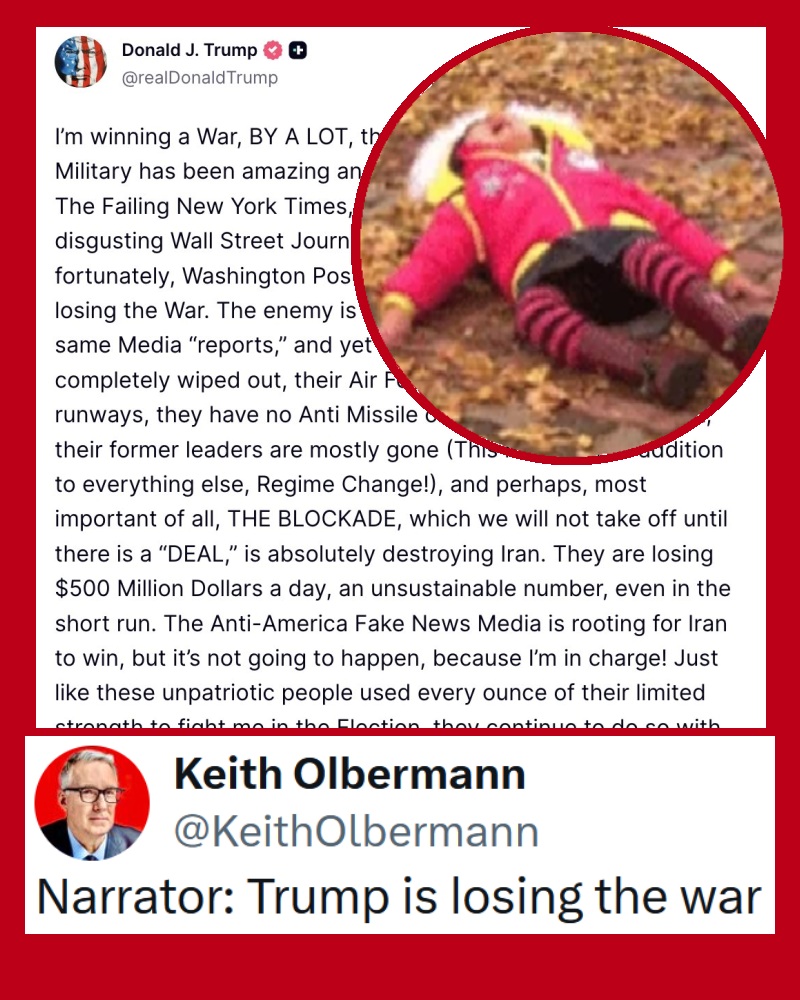 Trump posted a Truth Social rant claiming he’s winning the war ‘by a lot’, and the internet said “Sure, Jan!” – 16 blunt replies