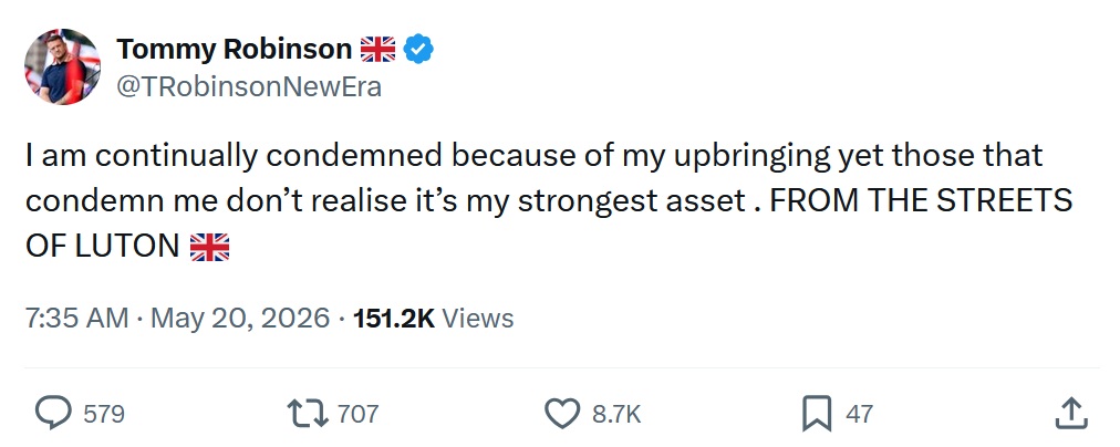 I am continually condemned because of my upbringing yet those that condemn me don’t realise it’s my strongest asset . FROM THE STREETS OF LUTON