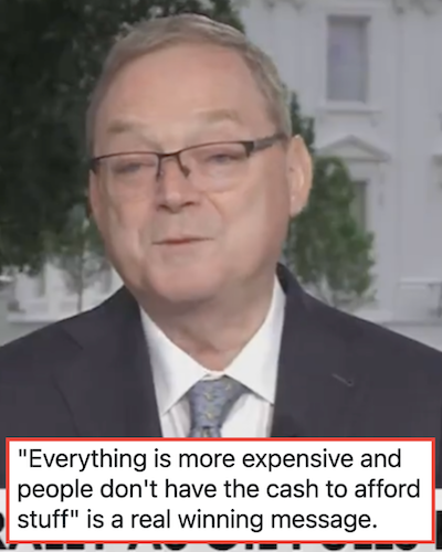 Trump’s top economic advisor went on TV to brag about American credit card spending and it really was’t the win he thought it was