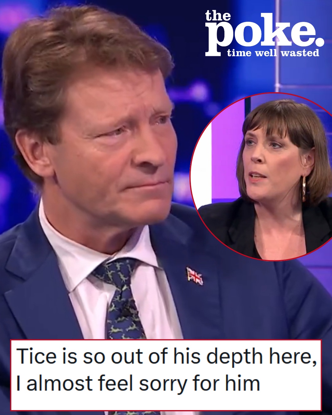 Jess Phillips absolutely rinsed Richard Tice as he was running interference over Farage’s questionable £5 million crypto gift