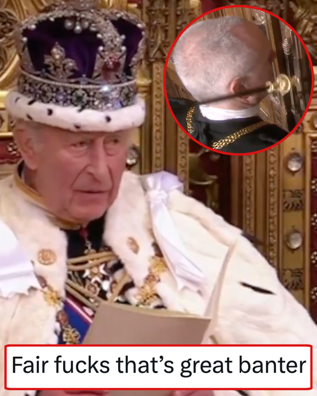This MP's Keir Starmer heckle is surely the funniest thing to have happened during a state opening of parliament