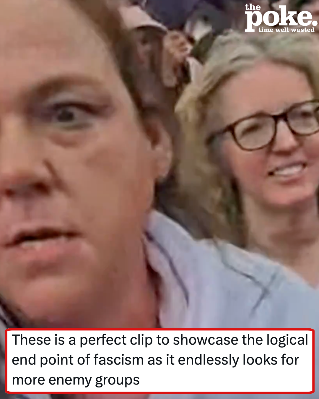 A woman was ejected from the ‘Unite the Kingdom’ rally for not looking right wing enough and if anything captures the Tommy Robinson supporter mindset, it’s surely this