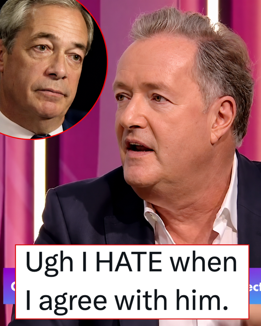 Piers Morgan was so good on the outrageously easy ride being given to Nigel Farage right now that he even had Morgan haters cheering? — MARKET — ERYU PROJECT