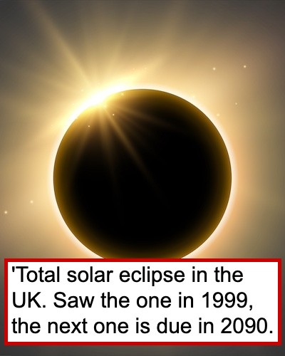 ‘What’s something you’ve seen once but you’ll never see again?’ – 21 never to be repeated visions