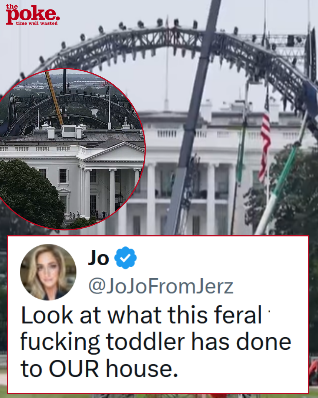 They’ve started building a UFC arena on the White House lawn, and the internet came in two-footed – 23 no-holds-barred challenges