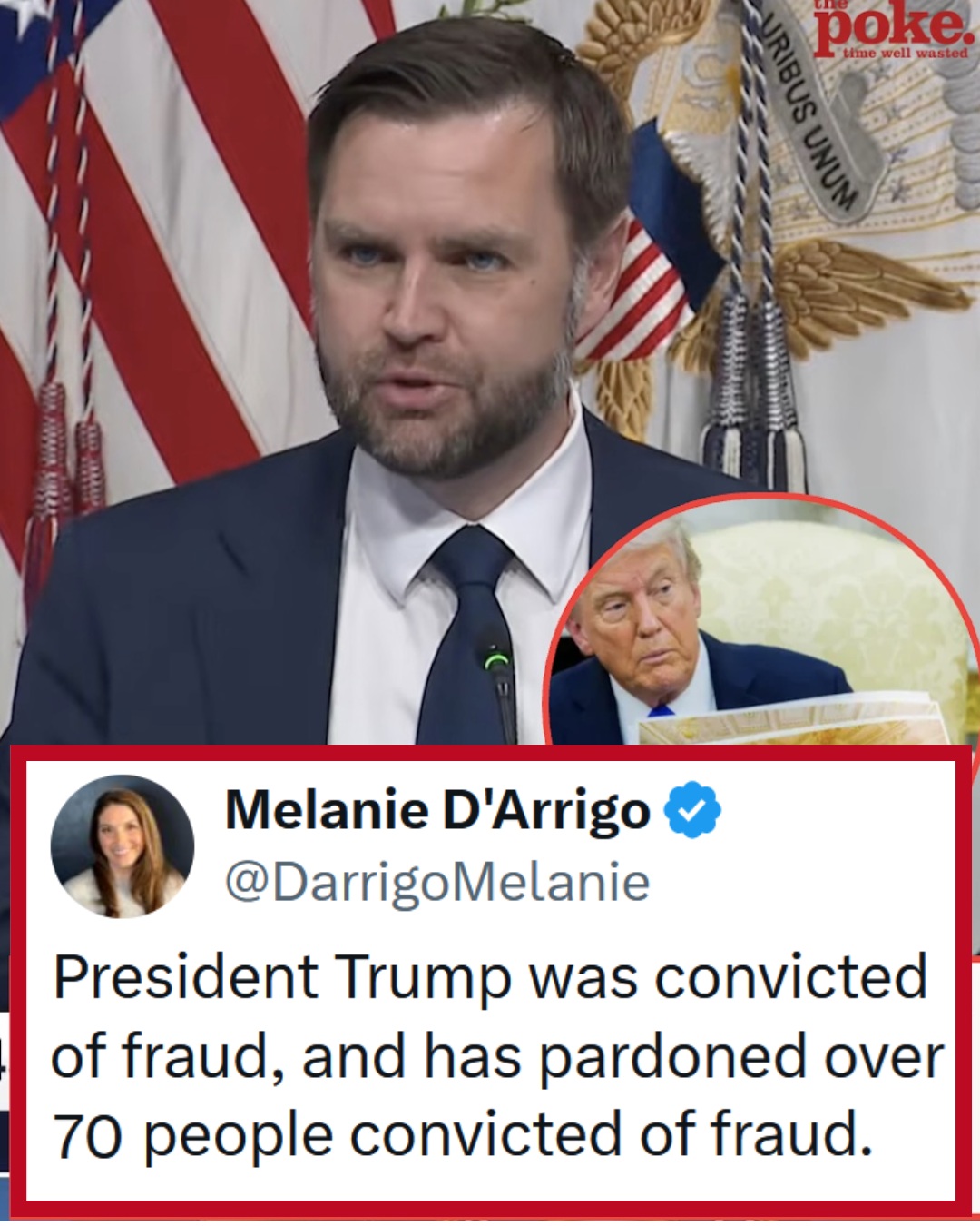 JD Vance’s announcement that he’s going to start holding politicians accountable for fraud got exactly the reaction you’d expect – 15 killer comebacks