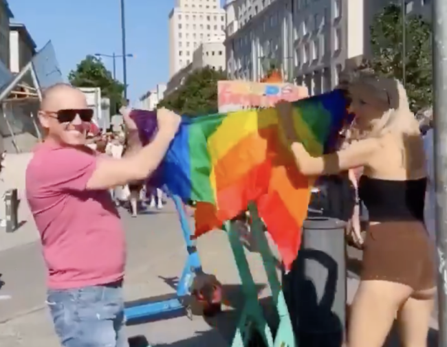 These Americans’ attempt to troll a Pride march didn’t go quite as they presumably expected and we’ve never felt more proud