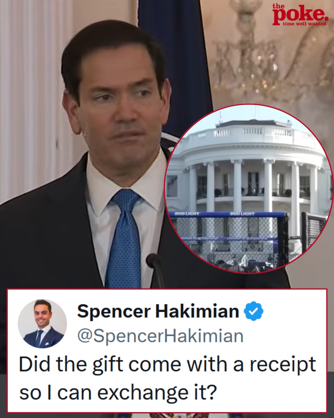 Marco Rubio claimed the White House UFC event is a