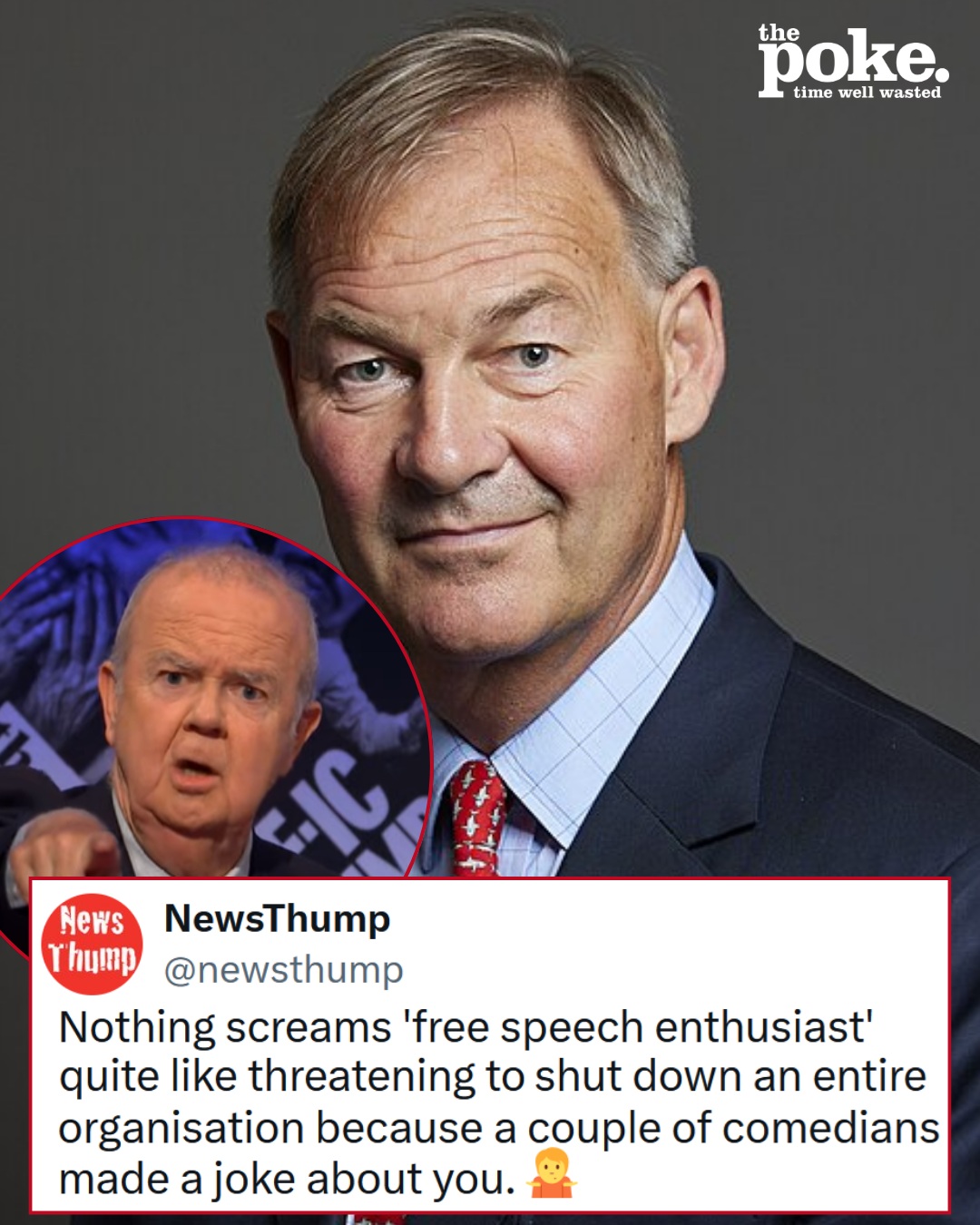 Rupert Lowe vows to defund the BBC because Have I Got News For You mocked him and Musk, if you were wondering how far he can spit his dummy