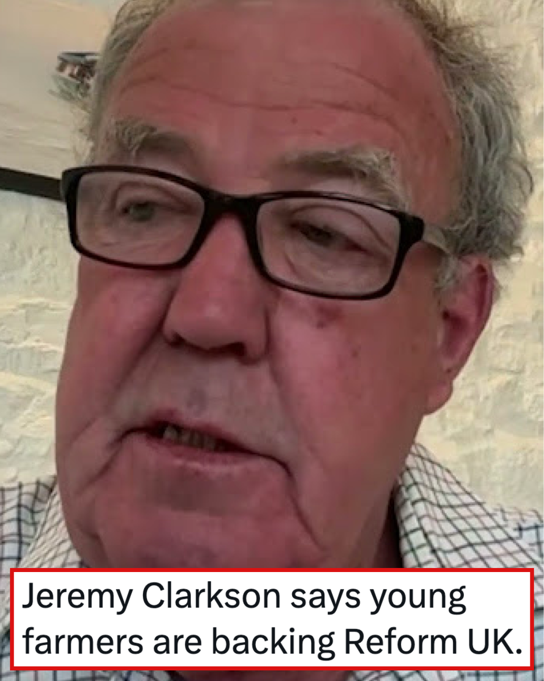 Reform UK proudly shared this clip of Jeremy Clarkson saying young farmers were all voting Farage and the internet had a message for young (and old) farmers everywhere