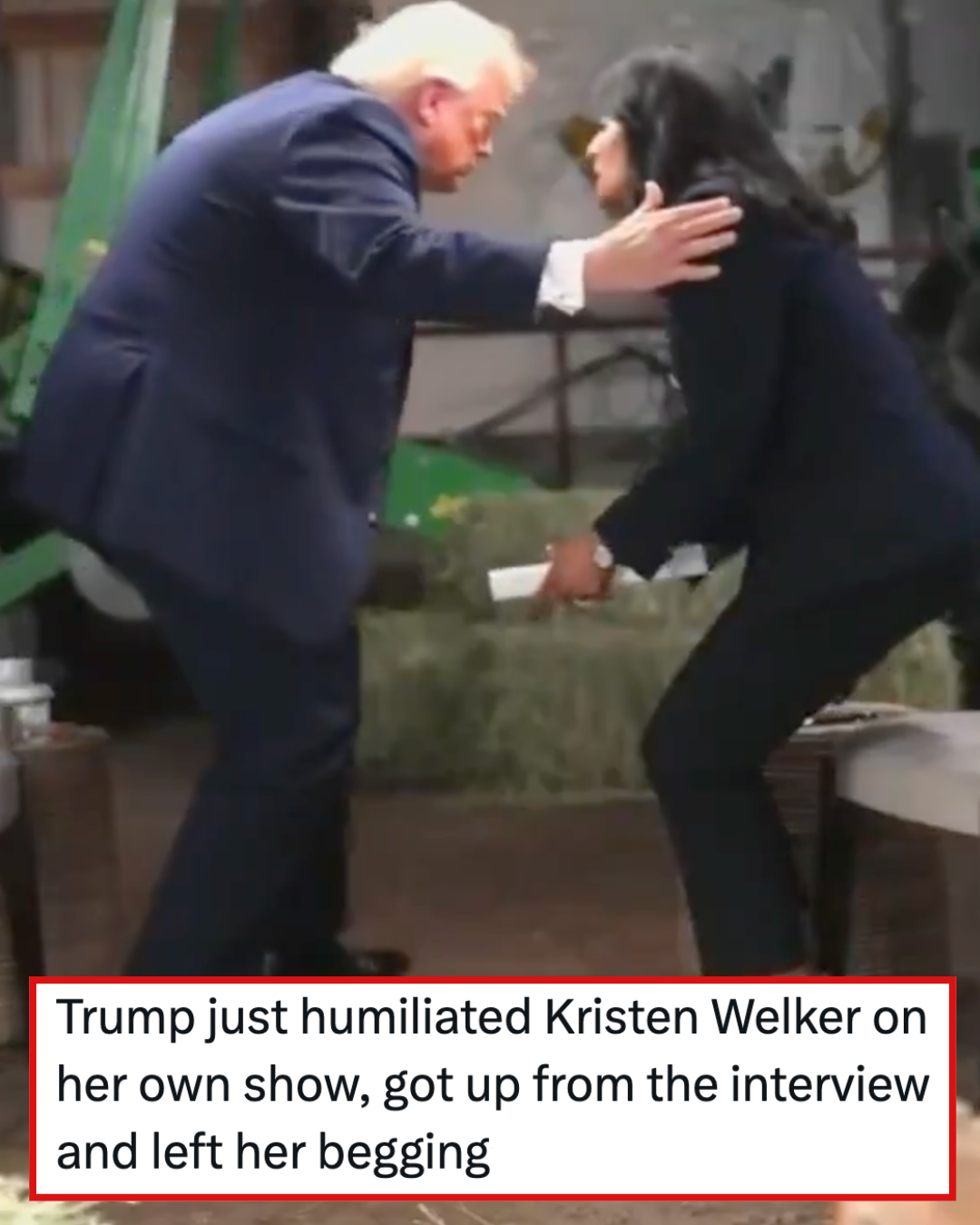Magas thought Donald Trump’s hilarious interview flounce out