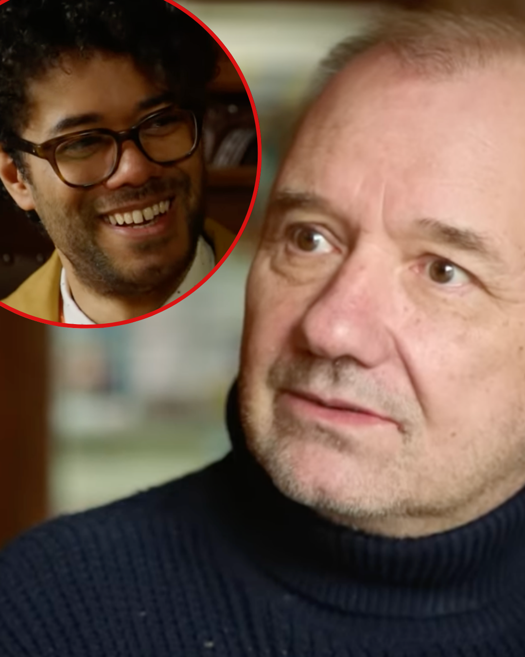 Bob Mortimer telling Richard Ayoade how he once tr
