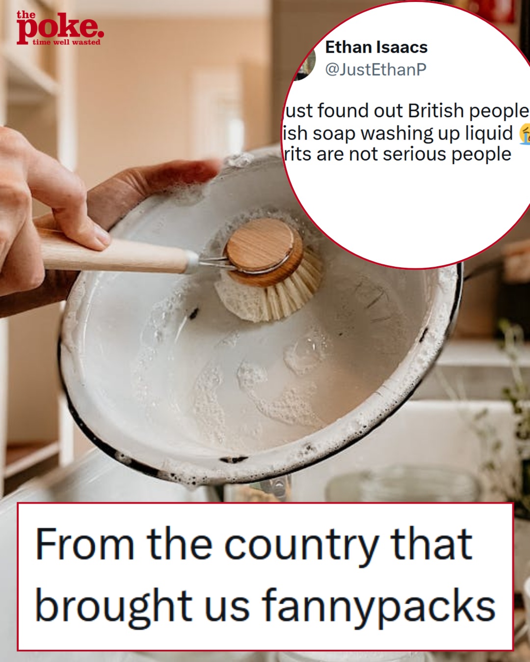 An American has been mocking Brits for referring to ‘dish so