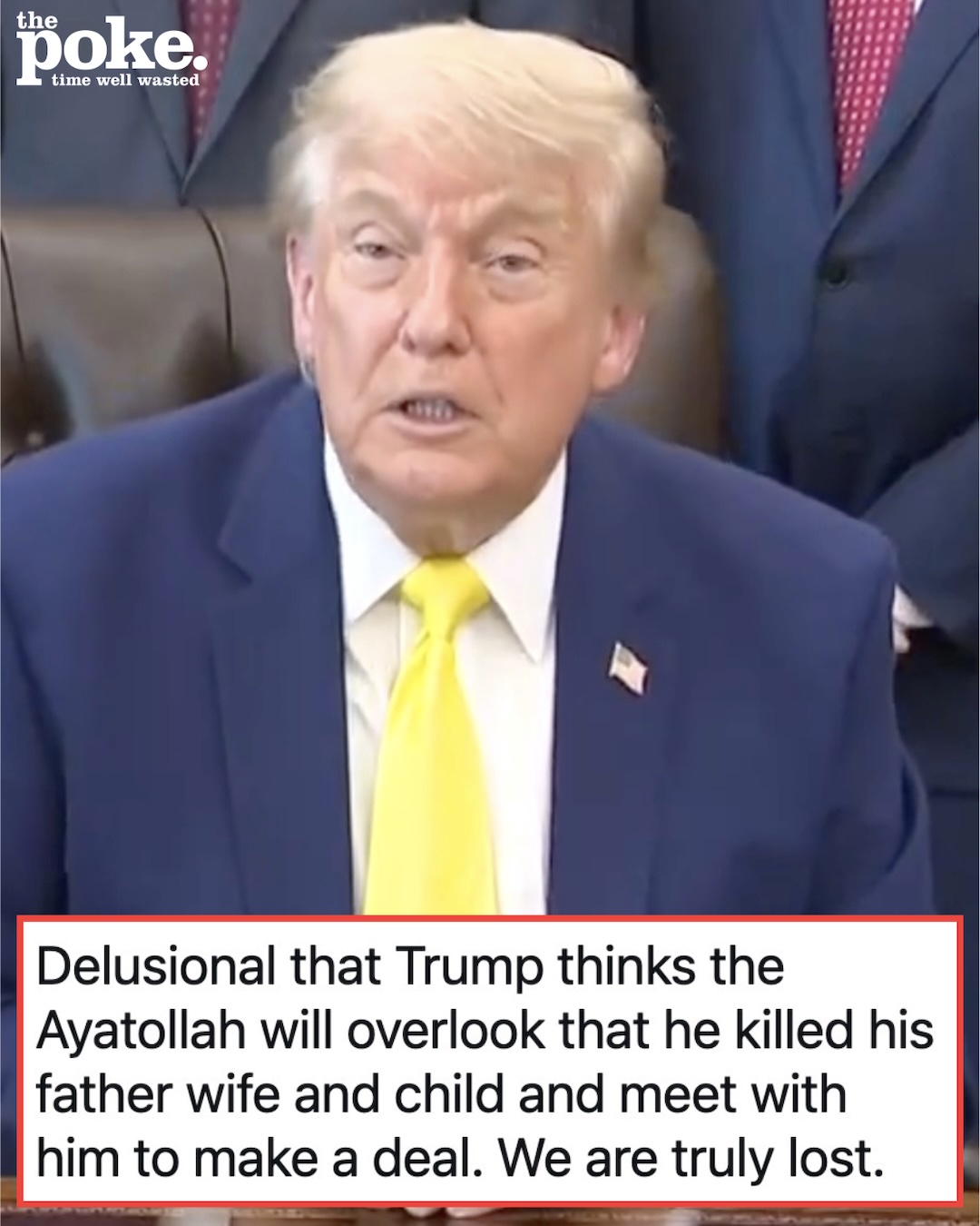 Donald Trump was asked if he’d meet with Iran’s new Ayatolla