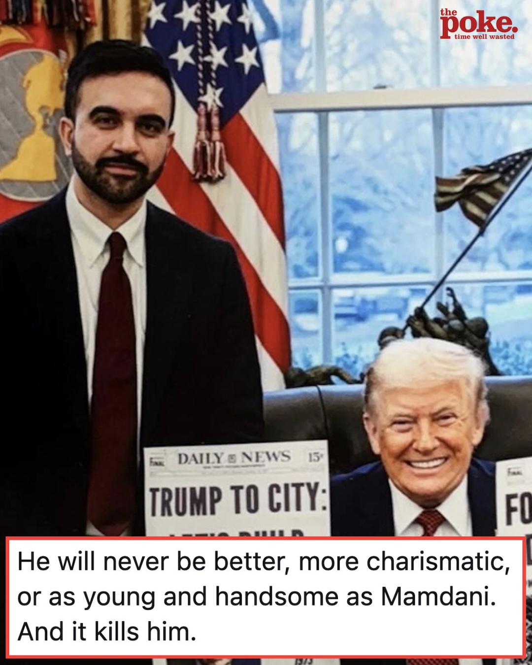 Donald Trump just compared himself to successful new NYC Mayor Mamdani and it was a glorious self-own for the ages