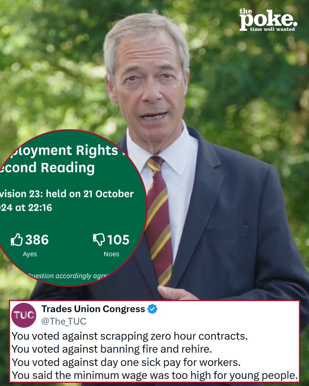 Nigel Farage invited the unions to join the new ‘p