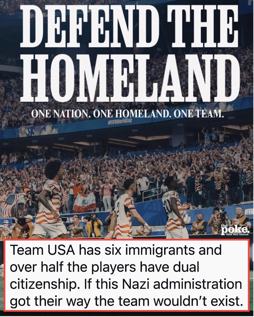 Trump’s Homeland Security tried to brag about the American men’s football team and it turned into the most embarrassing own goal of the World Cup