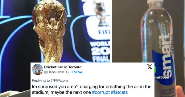 FIFA is being torn apart over its water bottle rule at World