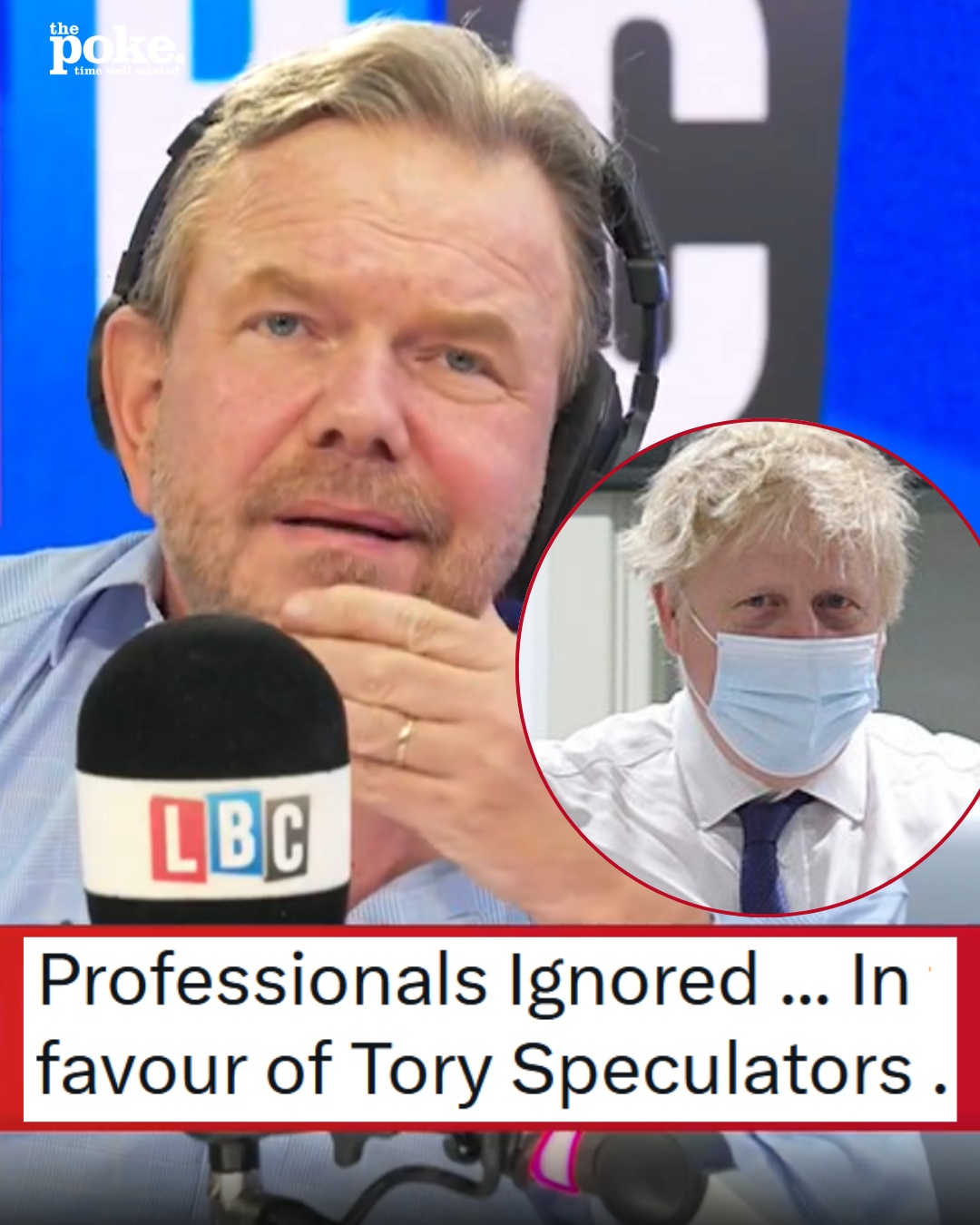 James O’Brien’s reaction to news that Boris Johnson oversaw £10 billion of wasted PPE during the covid pandemic surely spoke for the country