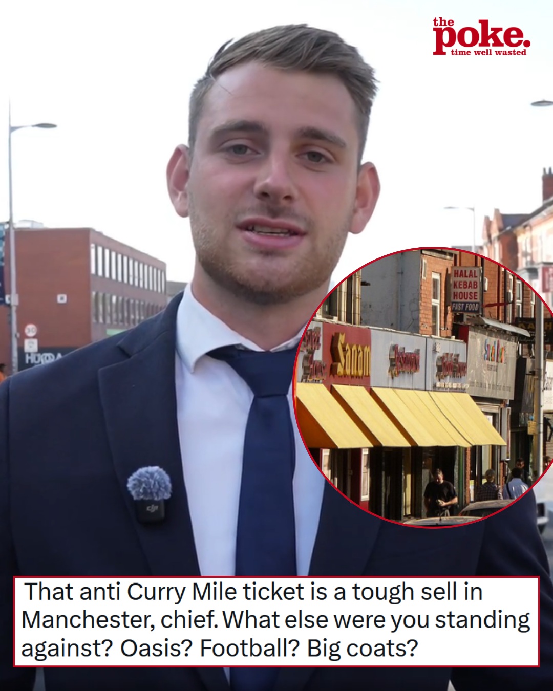 A Restore Britain campaigner used Manchester’s Curry Mile to criticise migration, and the clapbacks were deliciously spicy – 17 of the best