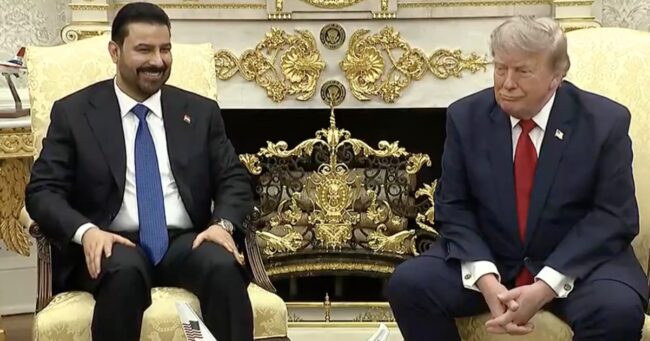 Donald Trump was basically begging the Iraq PM to thank him and he totally, absolutely 100% wasn’t playing ball